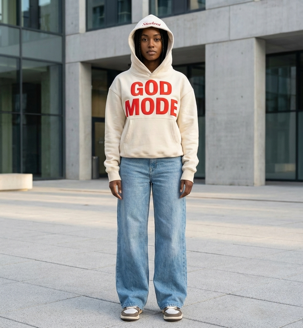 STUDENT Hoodie — Cream